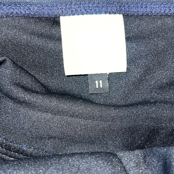 Love Tease Navy Blue Shimmering Silver Tulle Dress - Picture 13 of 14